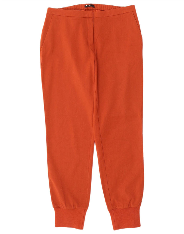 Sisley Damen Jogger Chinohose UK 8 Small W30 L27 Rot Polyester