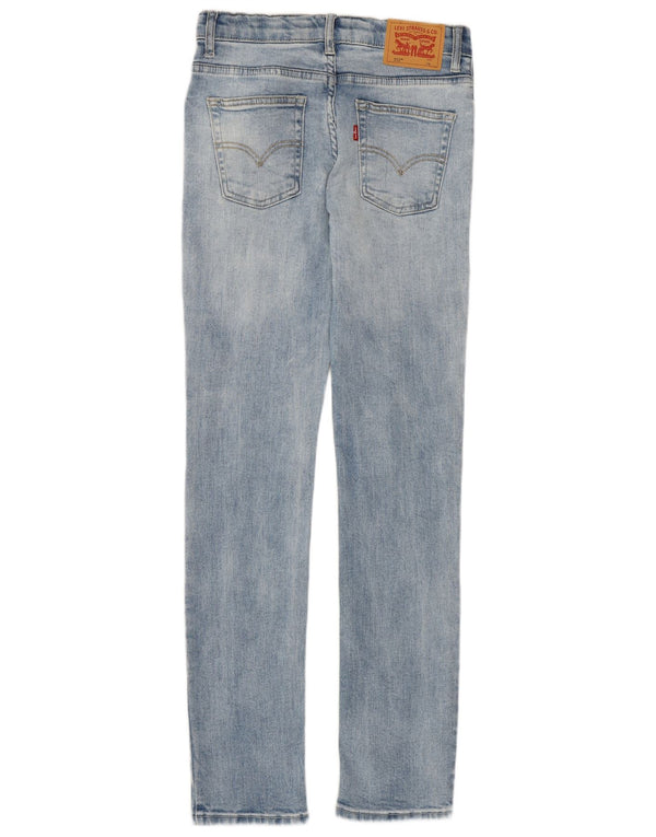 Levi's Jungen 512 Tapered Slim Jeans 13–14 Jahre W28 L30 Blaue Baumwolle