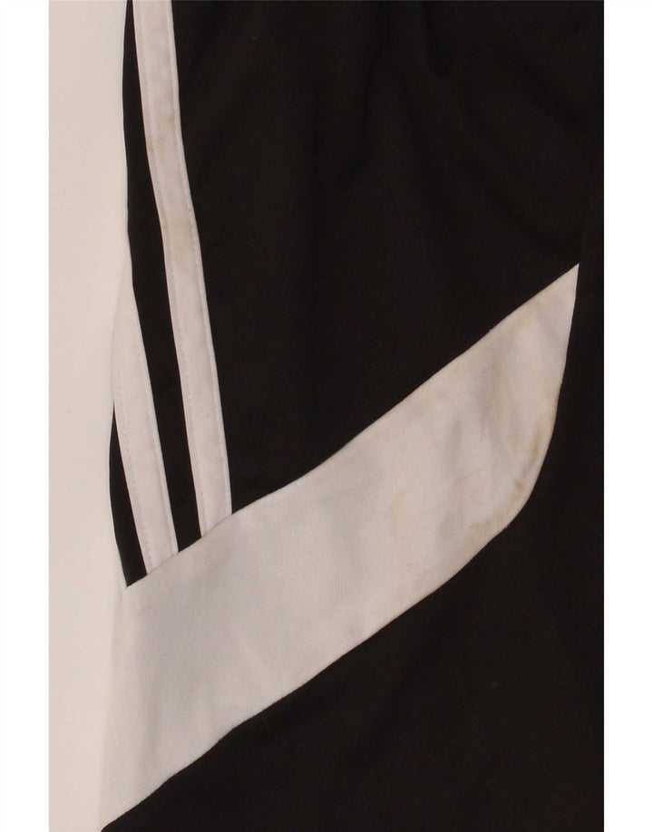 Adidas Herren Climalite Sportshorts, groß, schwarzes Farbblock-Polyester