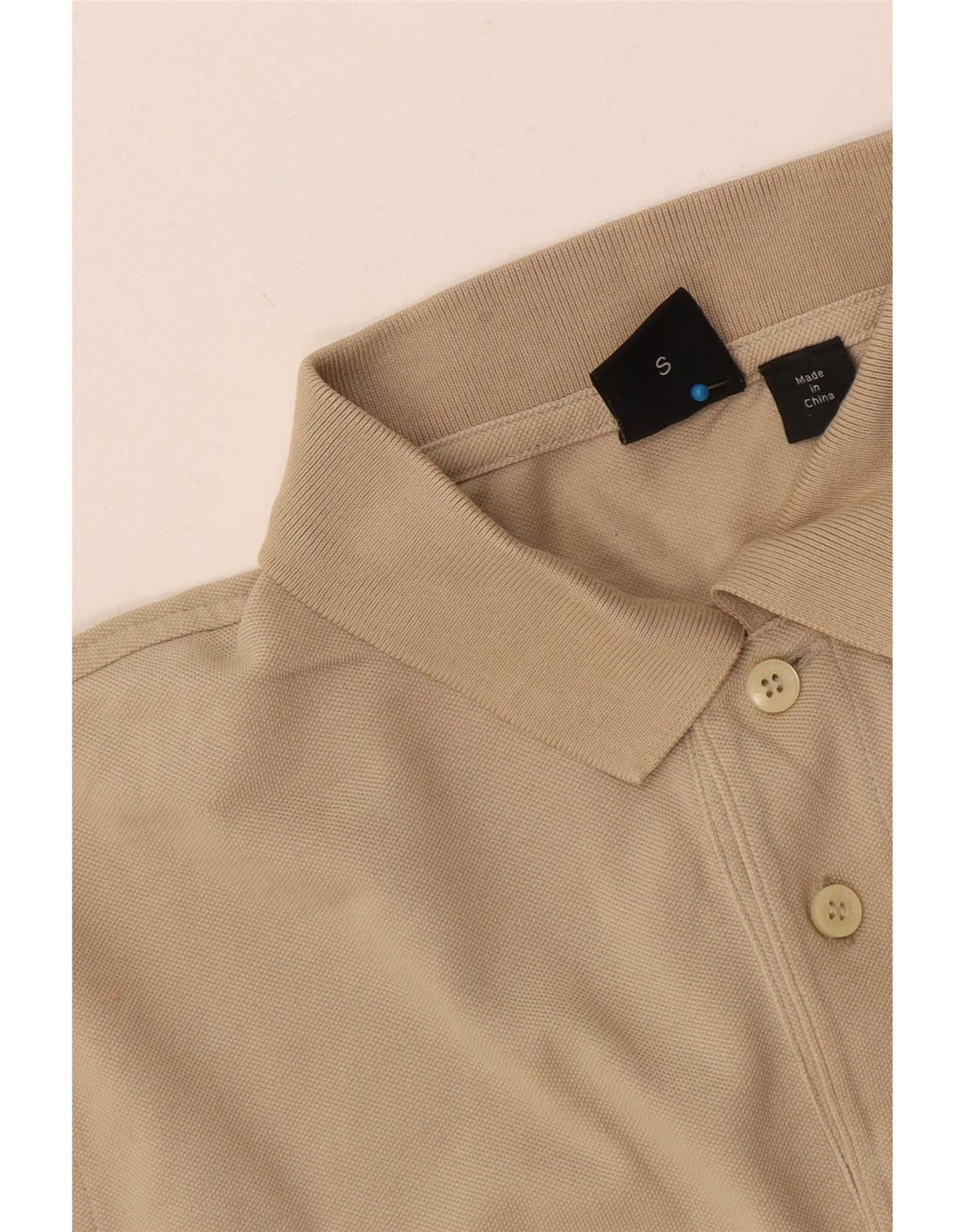 Hugo Boss Herren Poloshirt Small Beige Baumwolle
