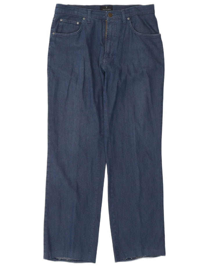 TRUSSARDI Herren Straight Jeans W32 L32 Blau