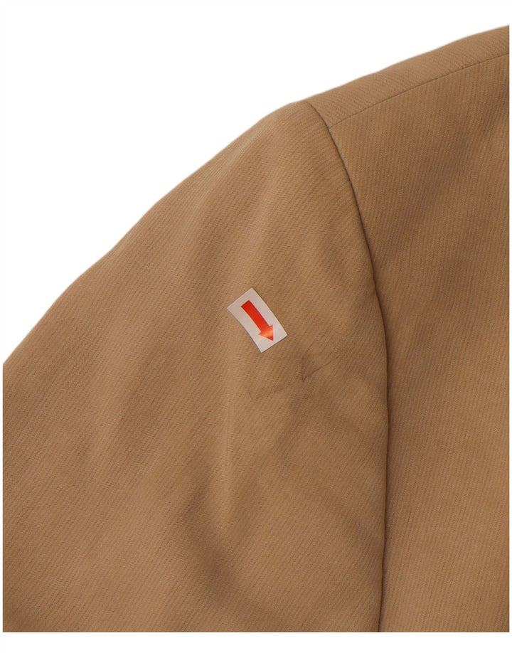 HUGO BOSS Mens 2 Button Blazer Jacket Size 98 Large Beige Viscose