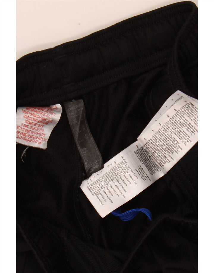 ADIDAS Boys Tracksuit Trousers Joggers 15-16 Years Black Polyester