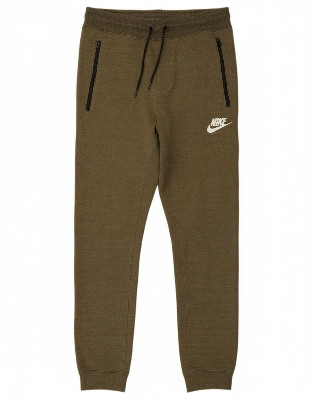 Nike Herren-Trainingshose, Jogginghose, Größe S, Khaki, Baumwolle