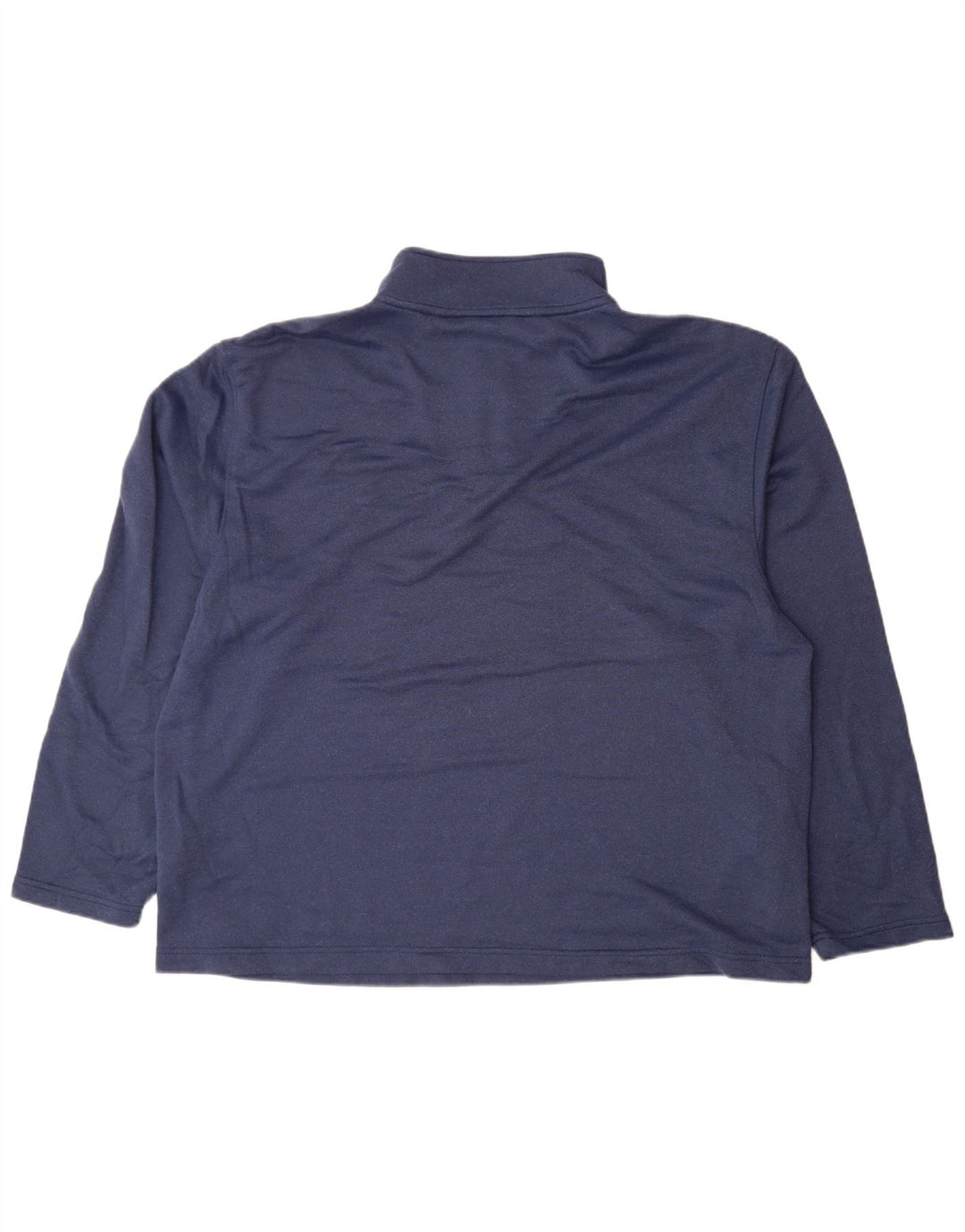 Izod Herren-Sweatshirt mit Reißverschluss am Hals, 2XL, Marineblau, Polyester