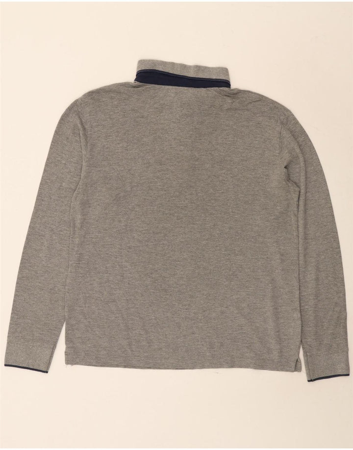 LOTTO Herren Langarm-Poloshirt XL Grau