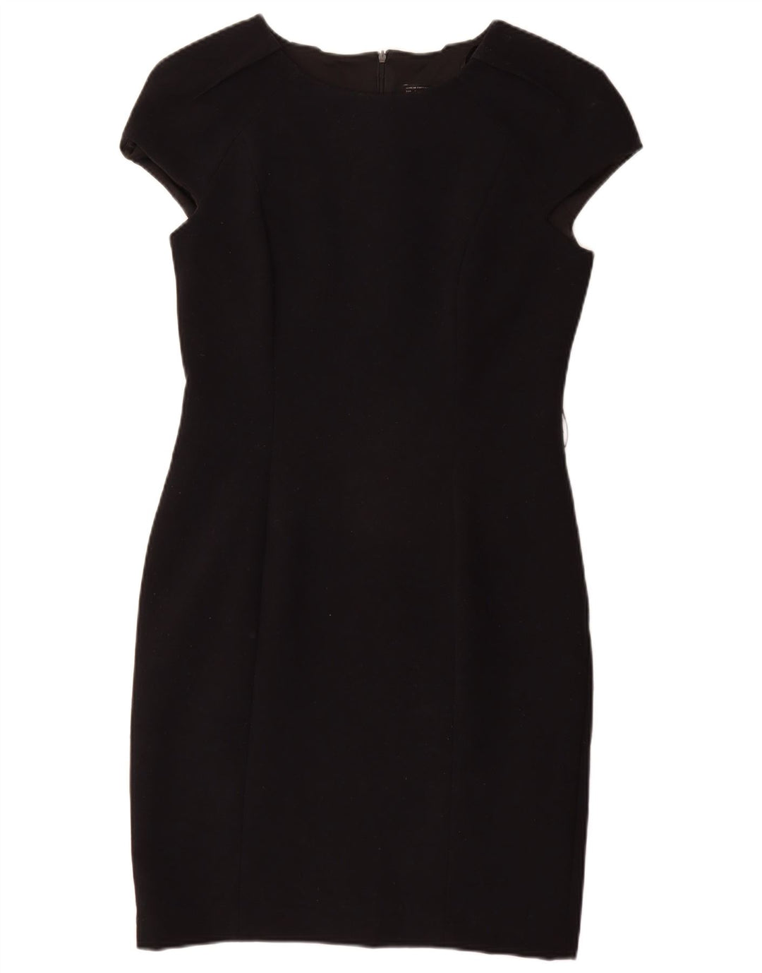 Zara Damen Figurbetontes Kleid UK 18 XL Schwarz Polyester