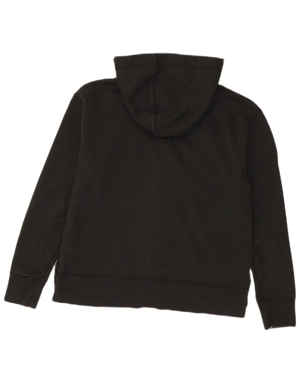 Polo Ralph Lauren Damen-Kapuzenpullover mit Reißverschluss, UK 14, Mittelschwarz, Polyester
