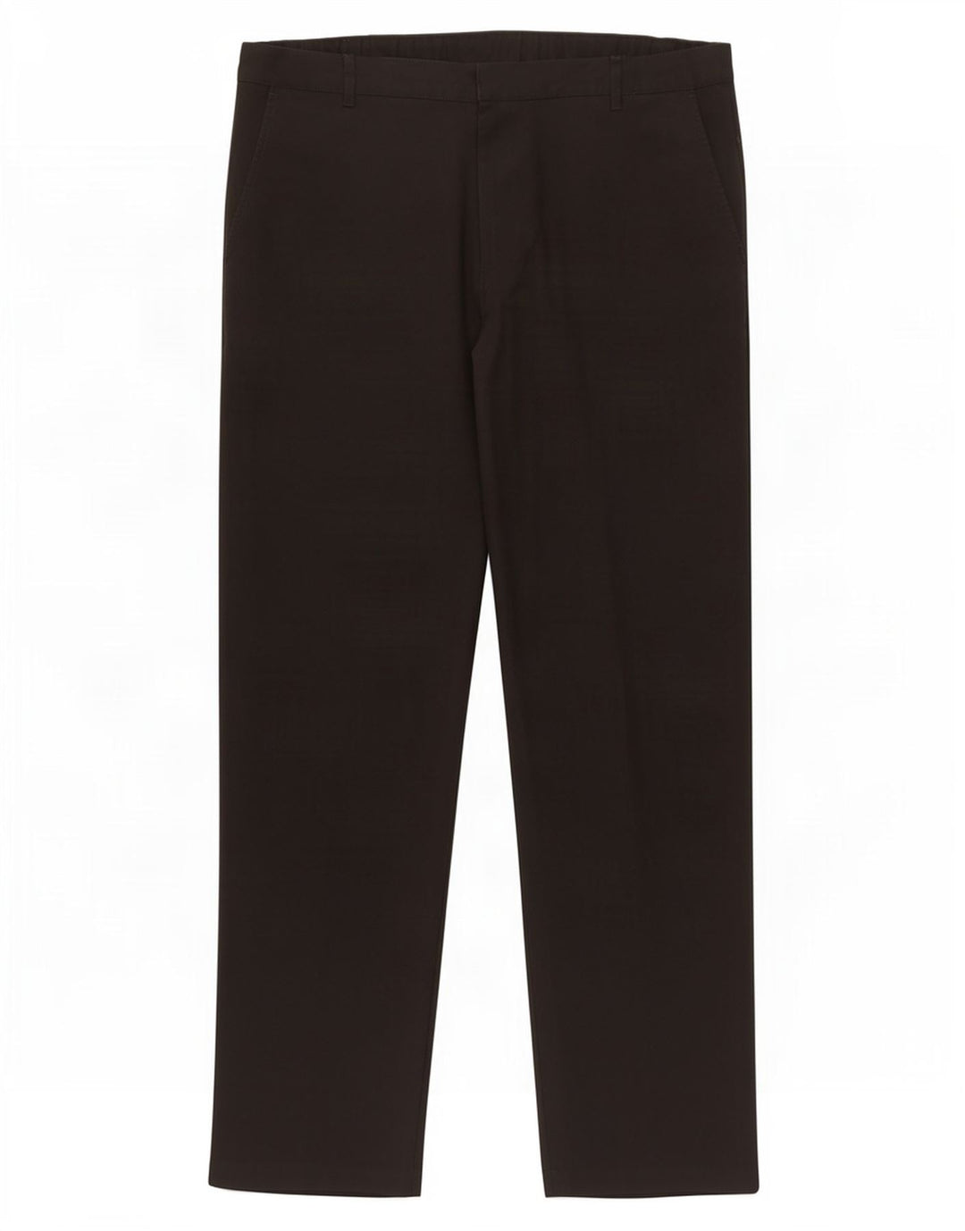 Gerade Herren-Anzughose von Marks & Spencer, W36, L30, schwarzes Polyester