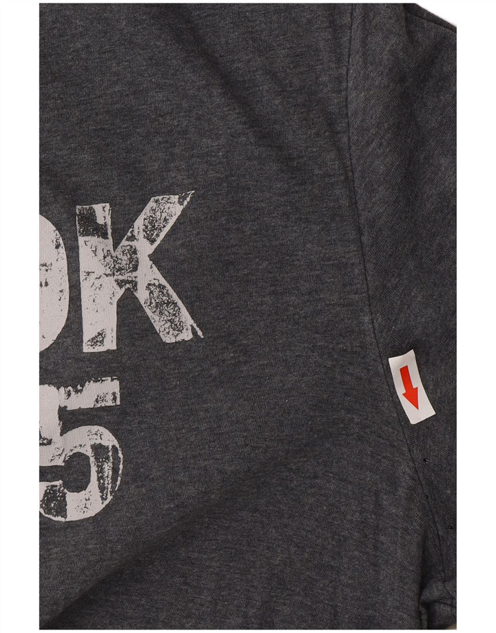Reebok Herren Graphic T-Shirt Top Large Grau