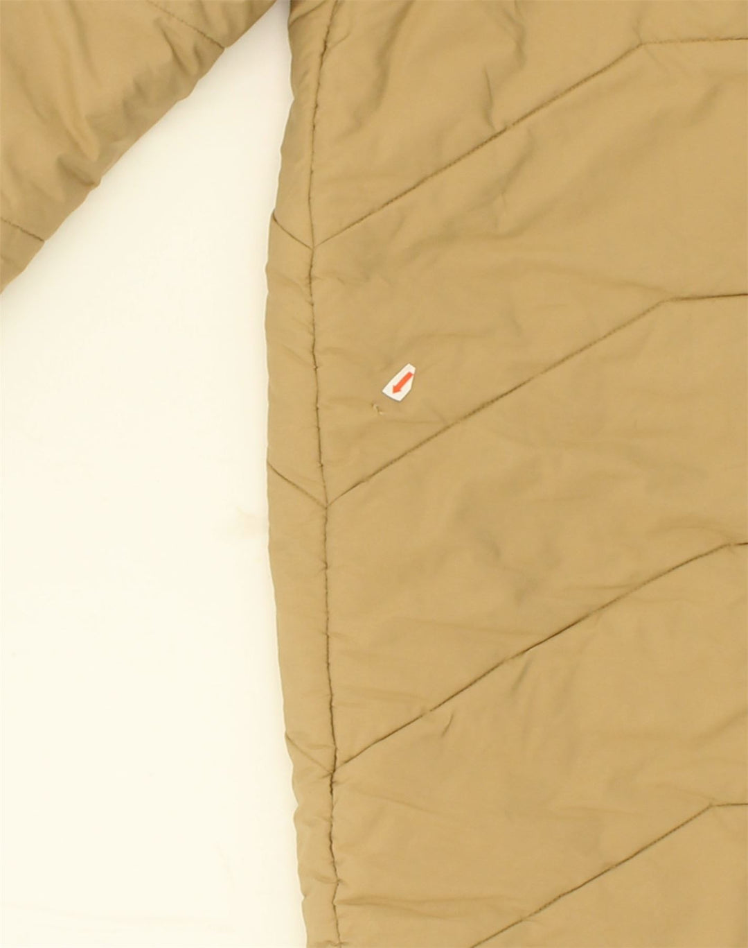 MAX & CO. Womens Padded Coat UK 18 XL Beige Polyester | Vintage Max & Co. | Thrift | Second-Hand Max & Co. | Used Clothing | Messina Hembry 