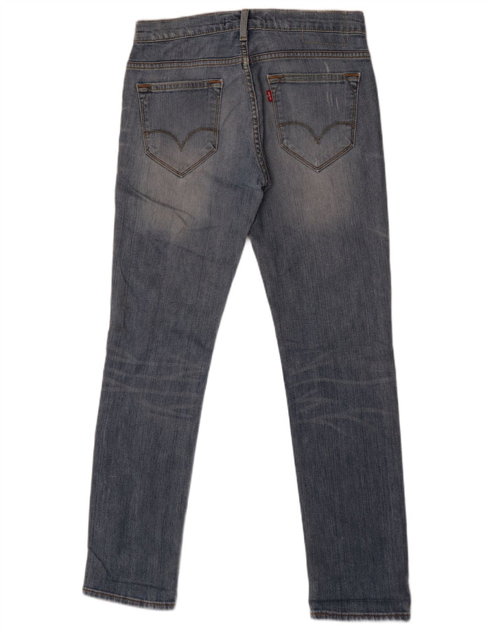 Levi's Damen 519 Slim Jeans W30 L32 Blau