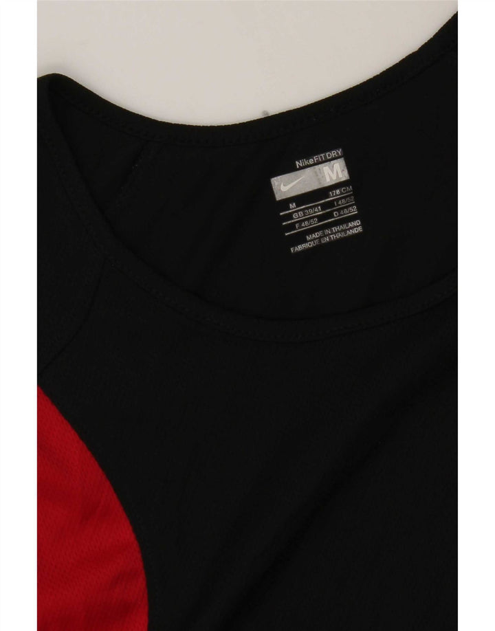Nike Herren-Trägershirt, mittelgroß, Schwarz, Farbblock