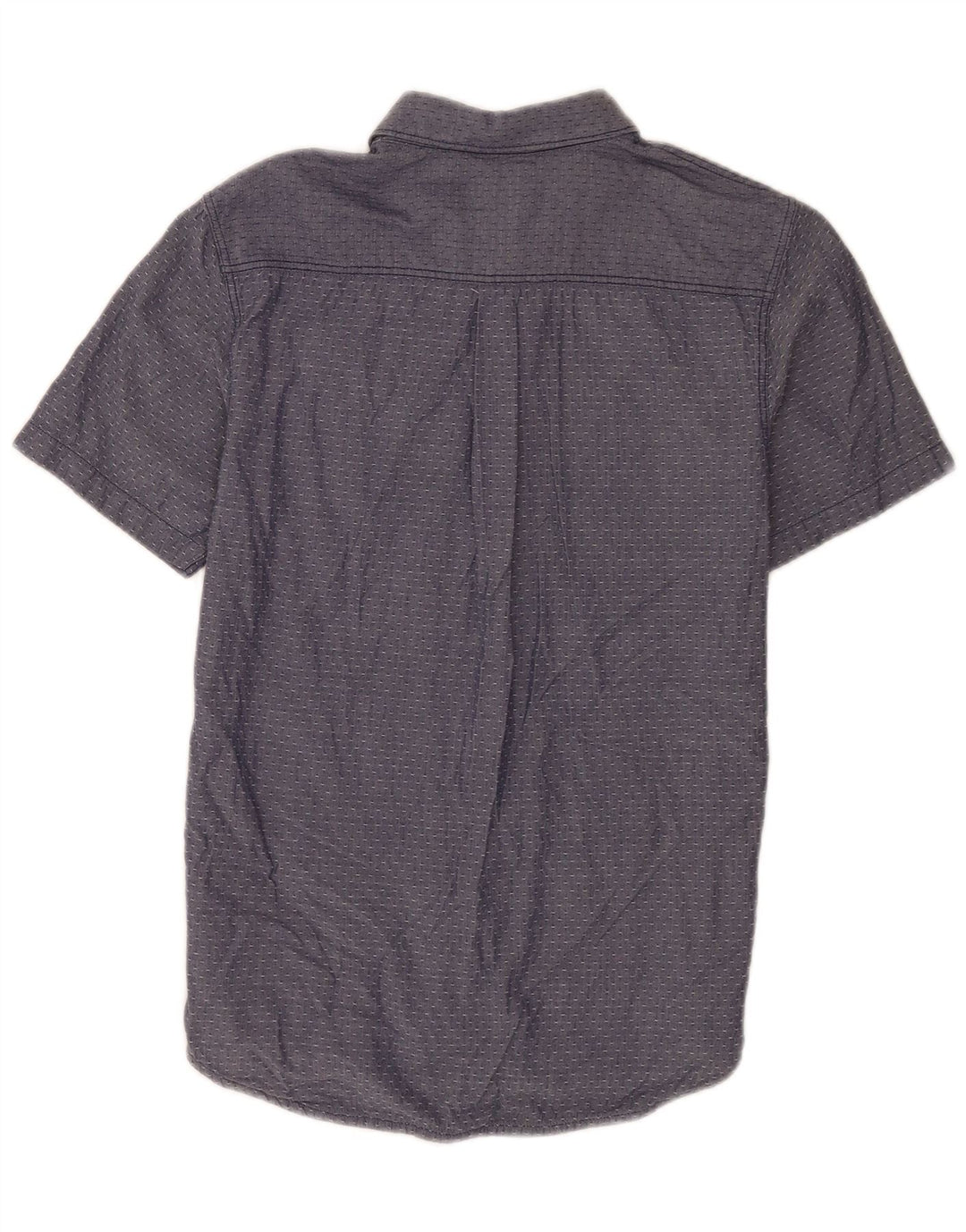 Vans Herren-Hemd, kurzärmelig, normale Passform, klein, blau gepunktet, Baumwolle