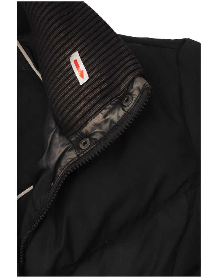 Esprit Damen Wattierte Jacke UK 16 Large Schwarz Polyester