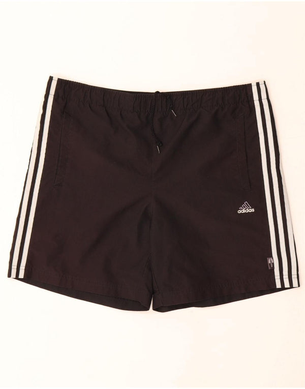Adidas Jungen Climacool Sportshorts 15–16 Jahre, schwarzes Polyester