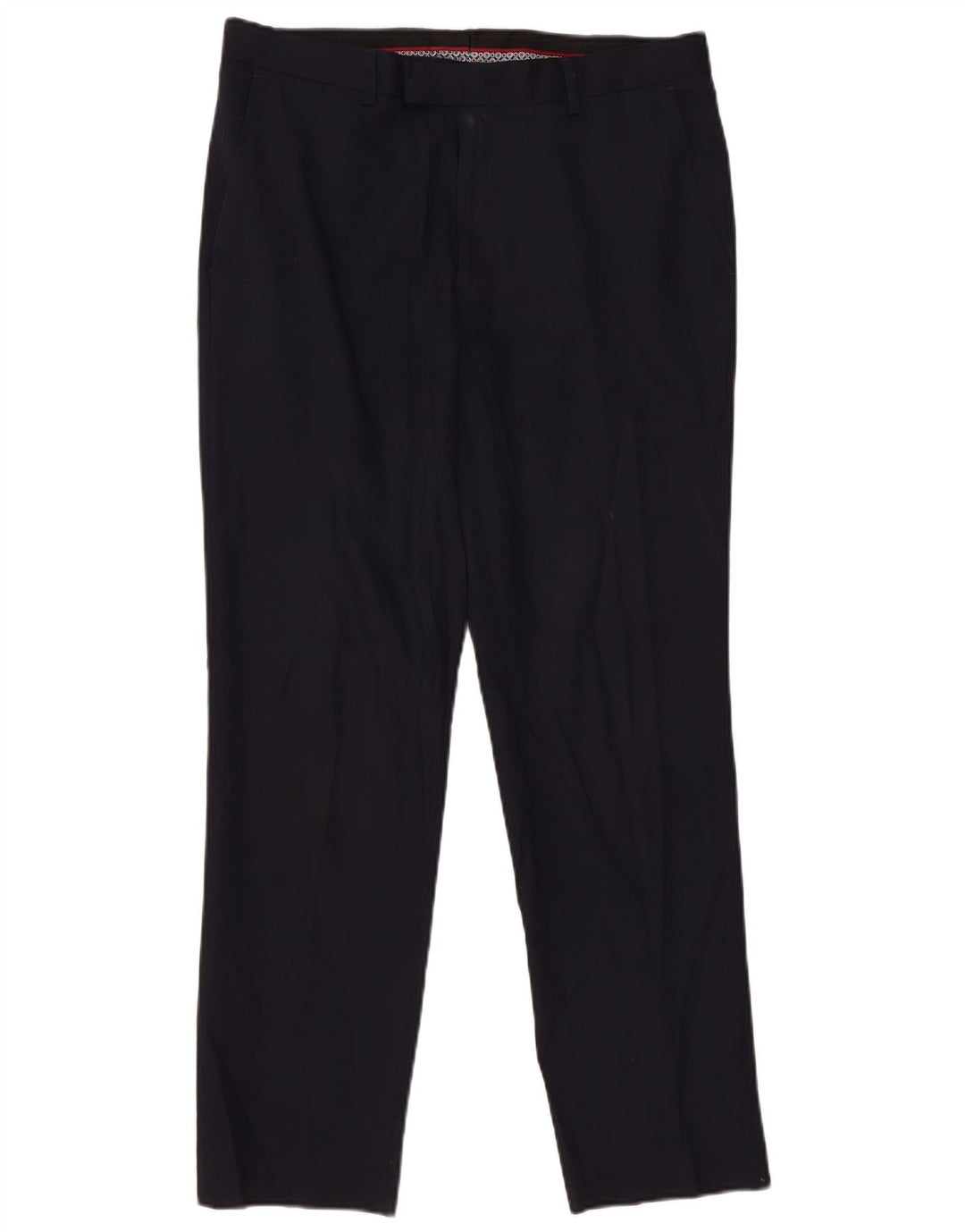Marks & Spencer Herren-Anzughose mit schmaler Passform, W36 L31, marineblaue Wolle