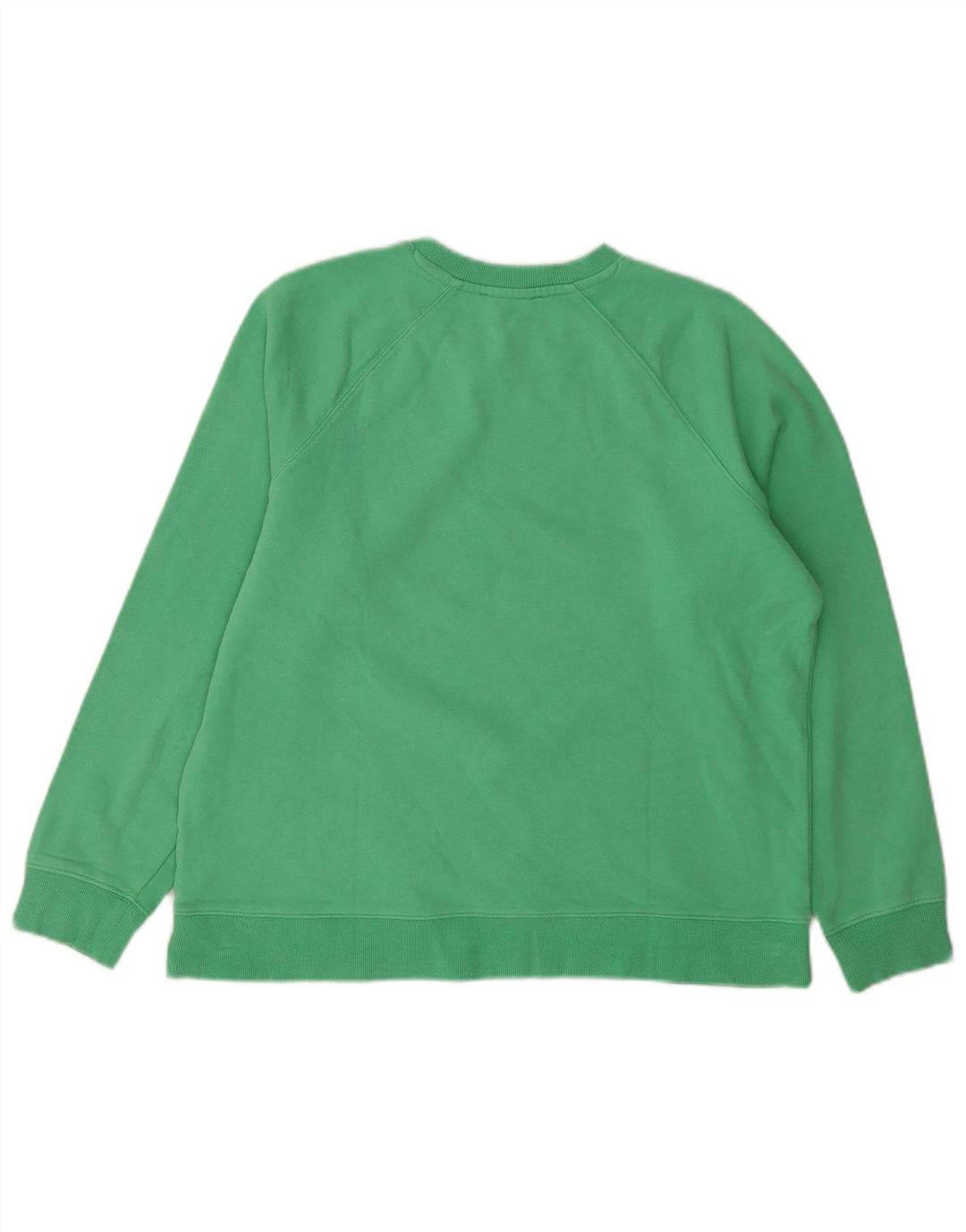 Marks & Spencer Damen Grafik-Sweatshirt-Pullover UK 14 Mittelgrün