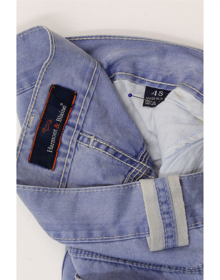 Harmont & Blaine Herren Chinoshorts IT 48 Medium W30 Blau