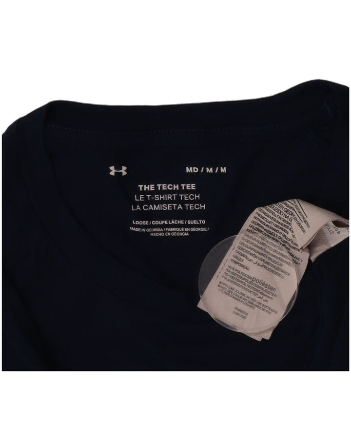 Under Armour Herren T-Shirt Top Medium Marineblau Polyester