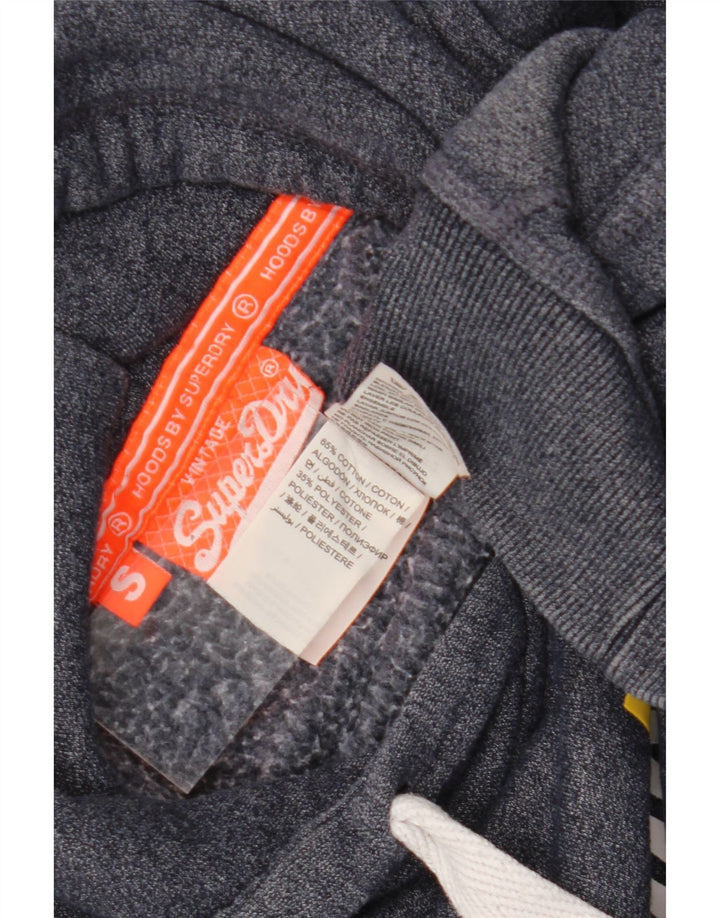 Superdry Herren-Kapuzenpullover mit Grafik, Größe S, Blau, Baumwolle