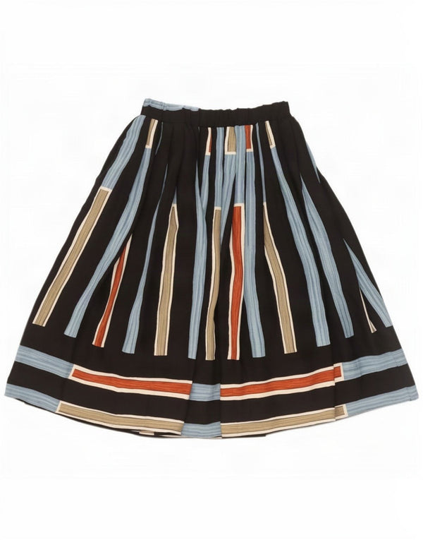 Synonyme Damen A-Linienrock IT 42 Medium W28 Mehrfarbig gestreift
