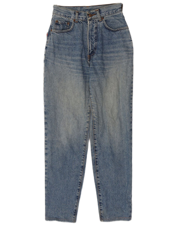 Carrera Damen High Waist Tapered Jeans IT 36 XS W26 L28 Blaue Baumwolle