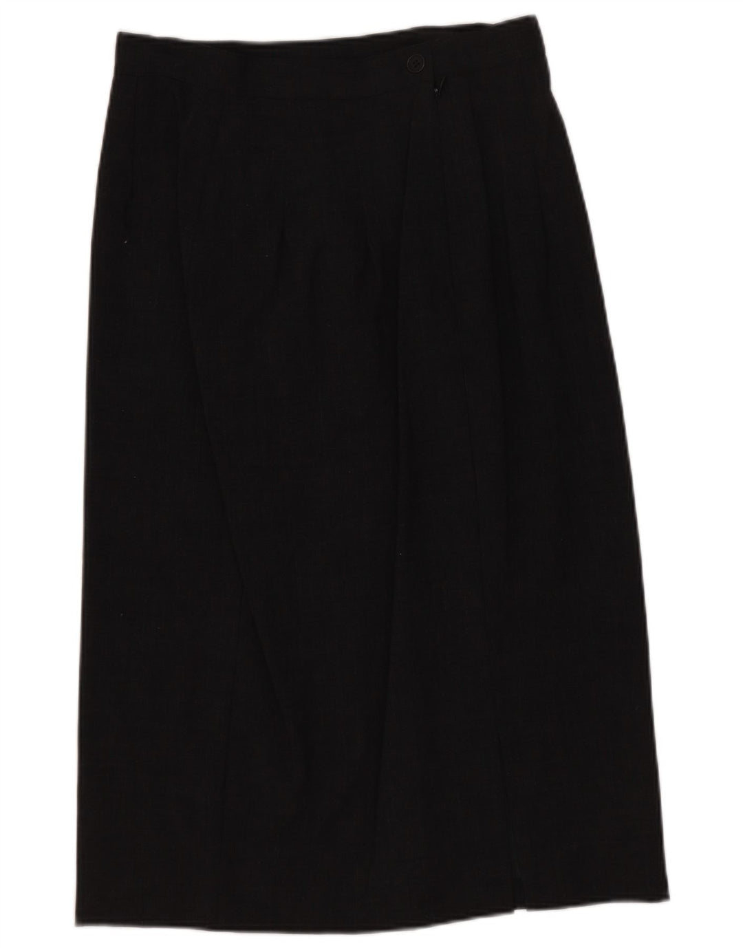 CALVIN KLEIN Gerader Damenrock US 8 Medium W26 Graue Wolle