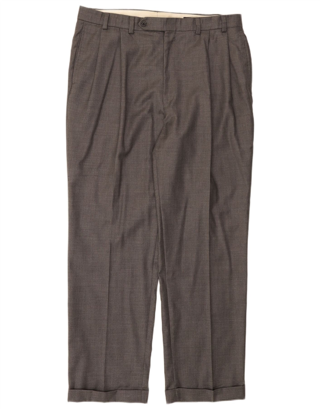 NAUTICA Herren-Anzughose mit Pegged-Anzug, W38, L32, graue Wolle