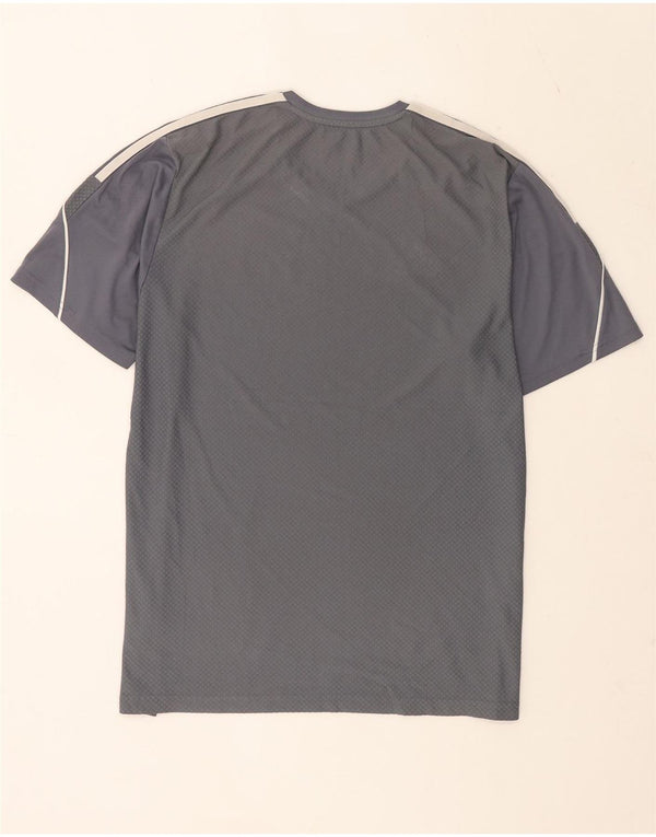 Adidas Herren Swindon Town FC Slim Fit T-Shirt Top Large Grau Polyester