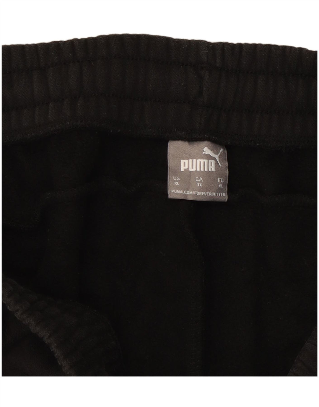 PUMA Herren-Trainingshose XL, schwarze Baumwolle