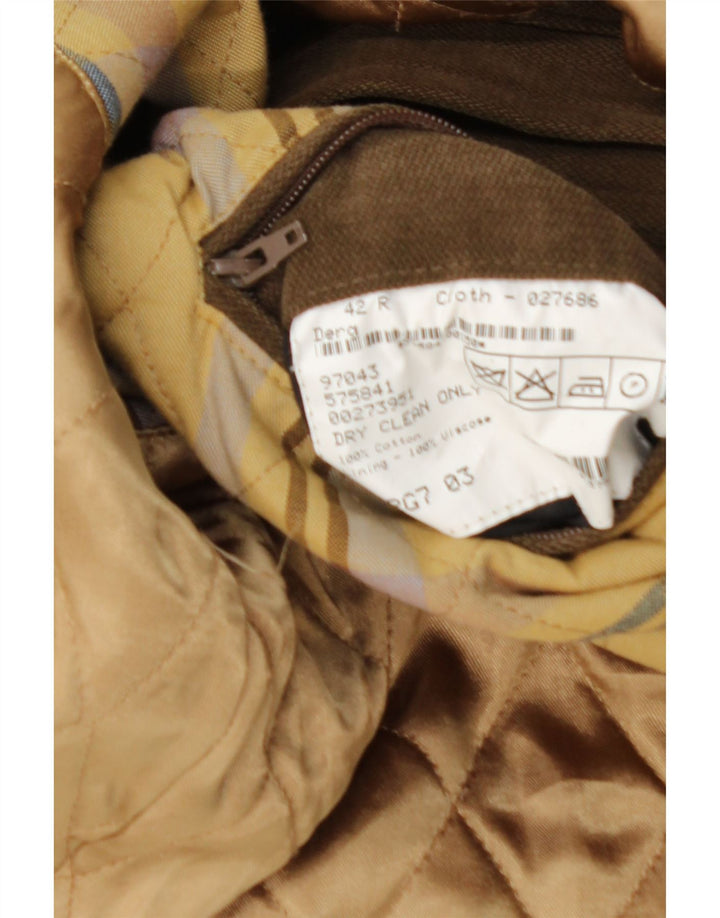 Magee Herrenmantel UK 42 Large Khaki Baumwolle