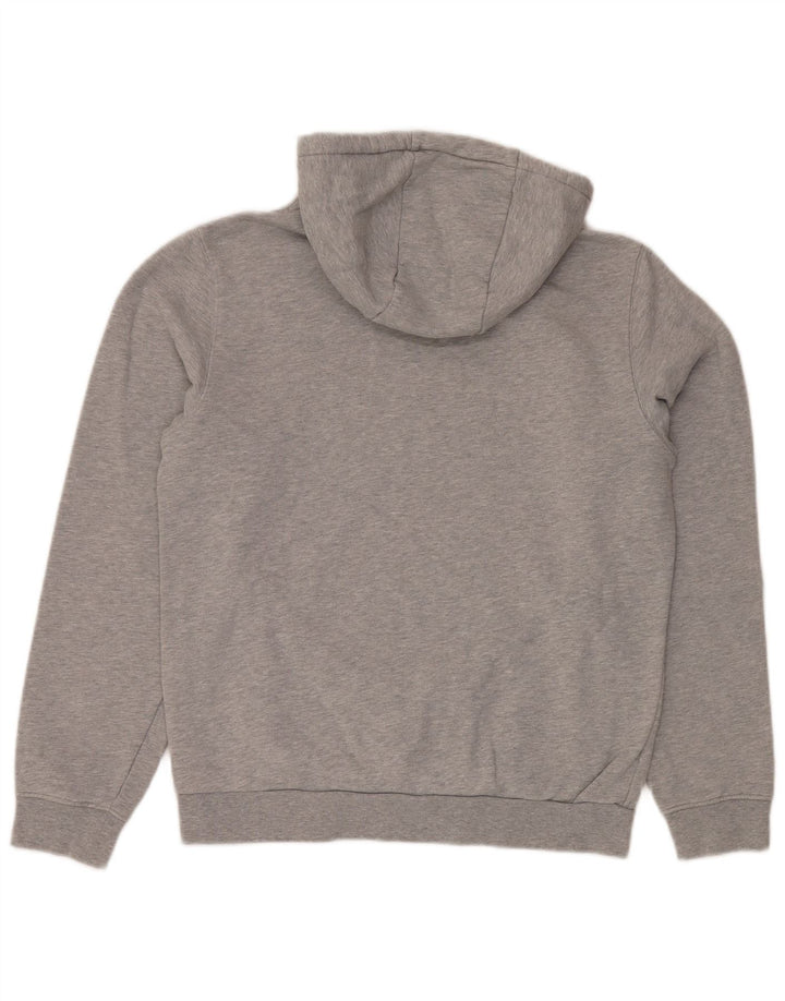 LACOSTE Herren-Kapuzenpullover, Größe 4, mittelgraue Baumwolle