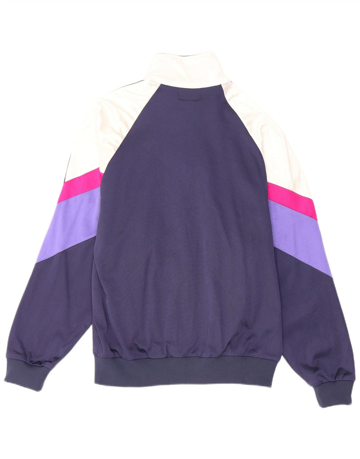 Asics Herren-Trainingsanzug mit grafischem Oberteil, IT 52, Größe L, Marineblau, Farbblock