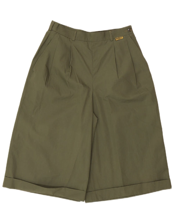 NINO Damen-Chinoshorts mit hoher Taille, Größe 46, Größe L, W26, L15, Khaki
