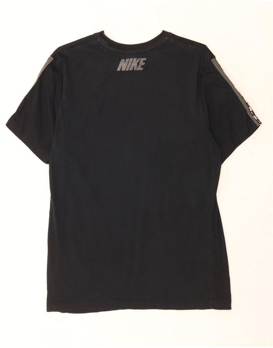 Nike Herren-T-Shirt mit Grafik, mittelgroß, schwarze Baumwolle