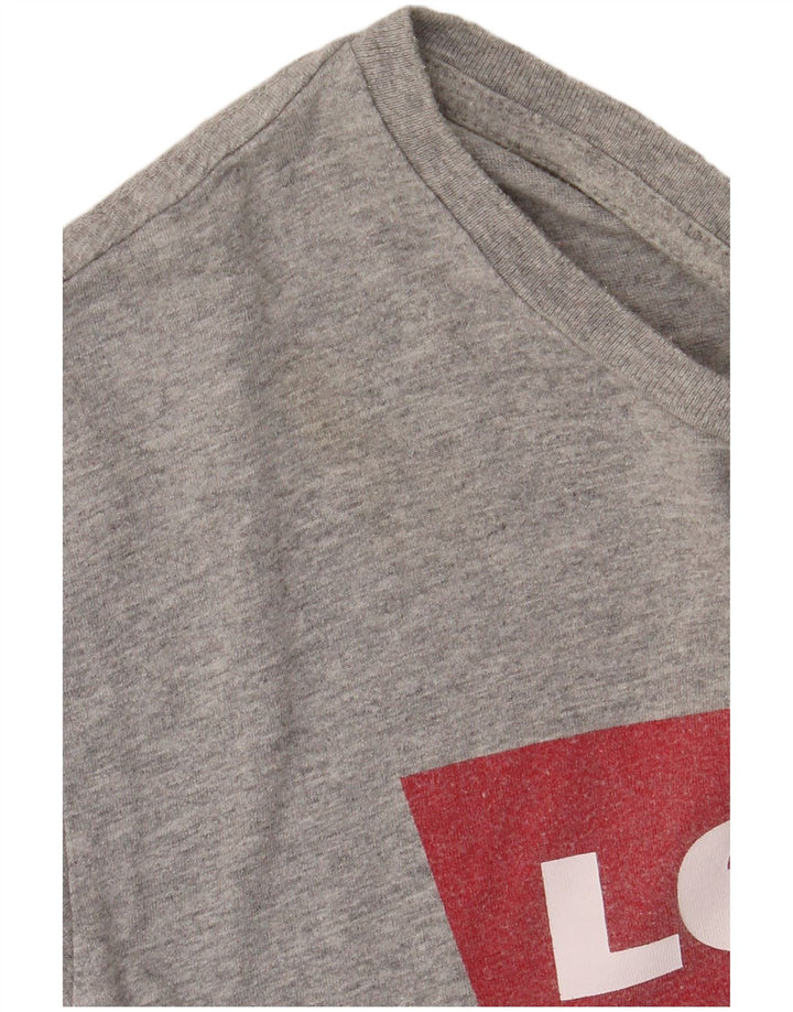 Levi's Herren-T-Shirt mit Grafik, mittelgraue Baumwolle