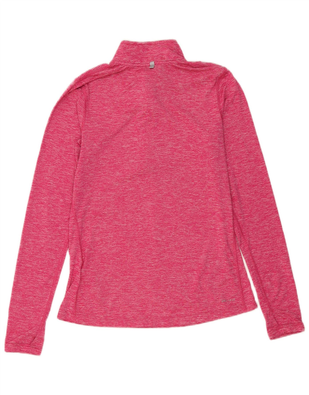 Nike Damen-Pullover-Trainingsanzugoberteil mit Reißverschluss und Halsausschnitt, UK 10, Größe S, rosa, Polyester