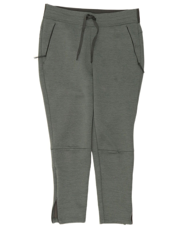 Adidas Damen Trainingshose UK 14 Large Grün Polyester
