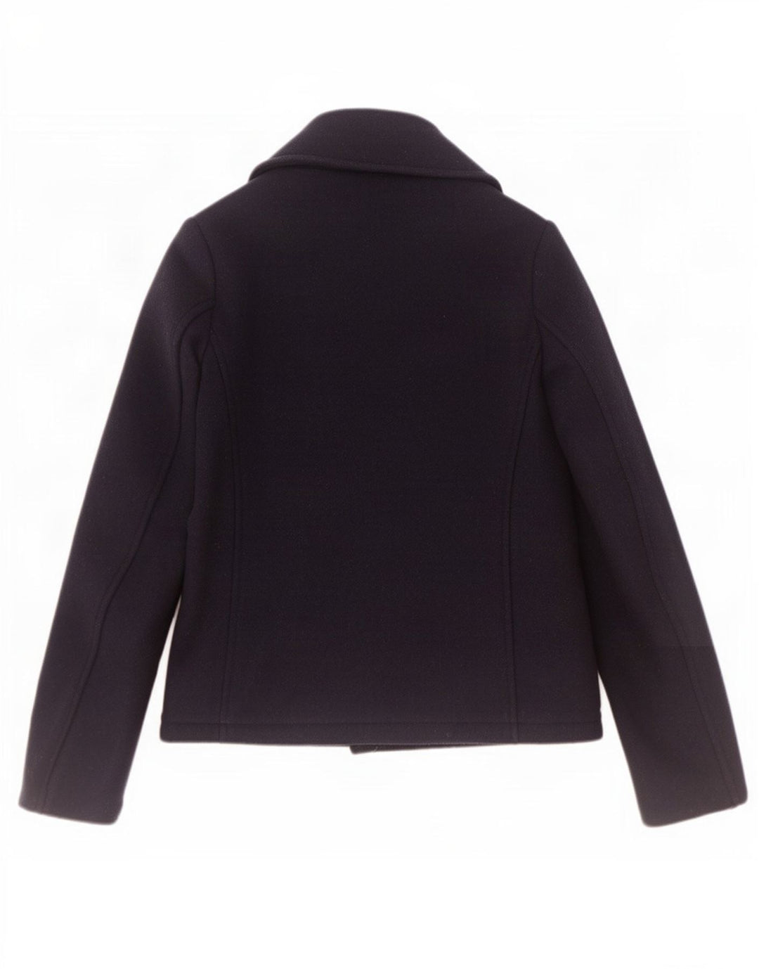Fat Face Damen Pea Coat UK 10 Small Marineblaue Wolle