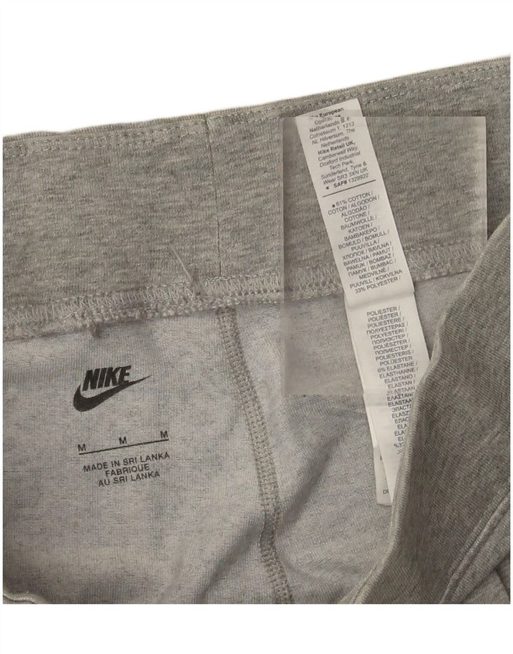 Nike Womens Graphic Leggings UK 12 Mittelgraue Baumwolle