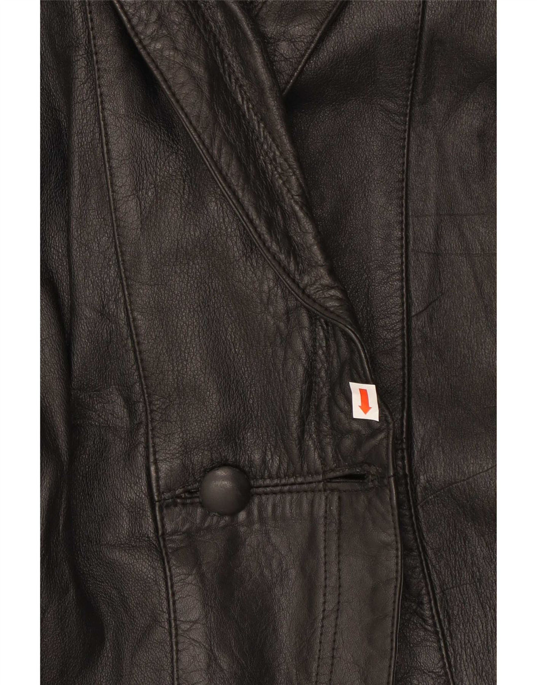 Vintage Damen Lederjacke UK 42 XL Schwarz