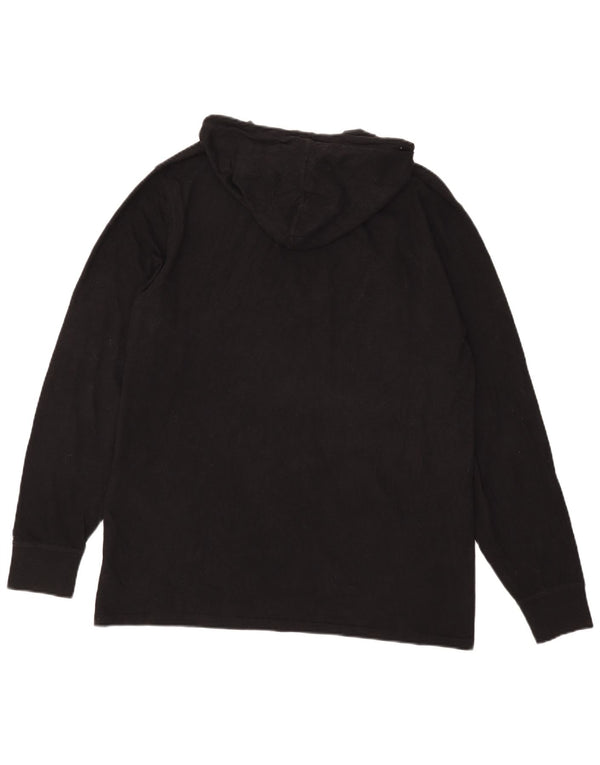 Champion Herren-Kapuzenpullover mit Grafik, groß, aus schwarzer Baumwolle
