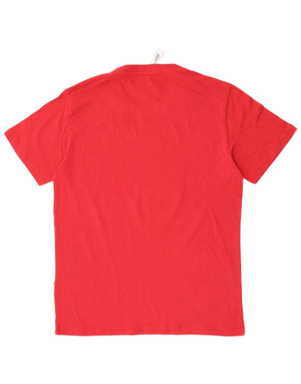Sun68 Herren-T-Shirt mit Grafik, groß, aus roter Baumwolle