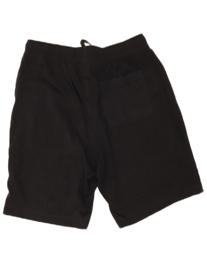 Nike Herren-Sportshorts, mittelgroß, schwarze Baumwolle
