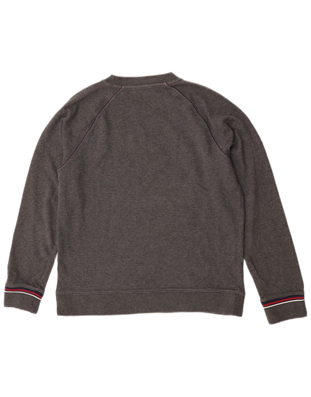 Fila Herren Grafik-Sweatshirt-Pullover aus mittelgrauer Baumwolle