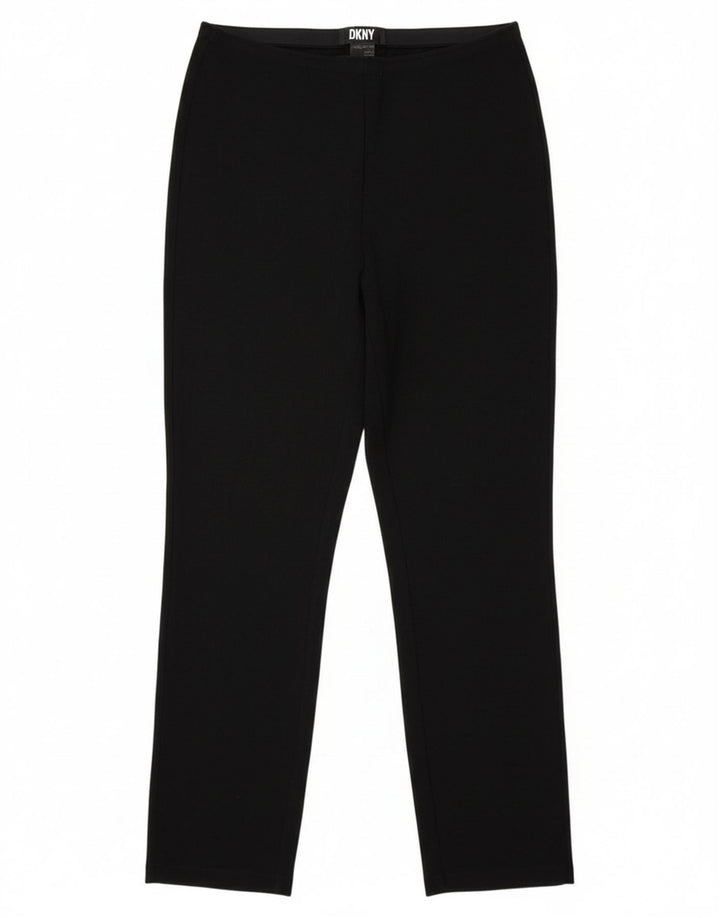 Dkny Damen Slim Freizeithose W30 L27 Schwarz