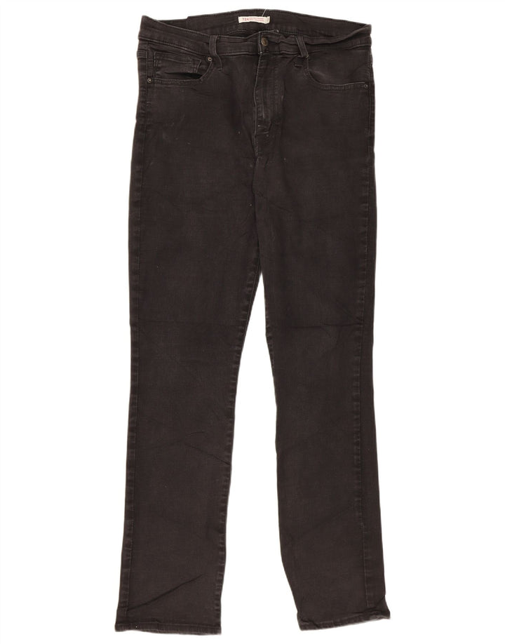 Levi's Damen 724 High Rise Bootcut Jeans W32 L32 Schwarz