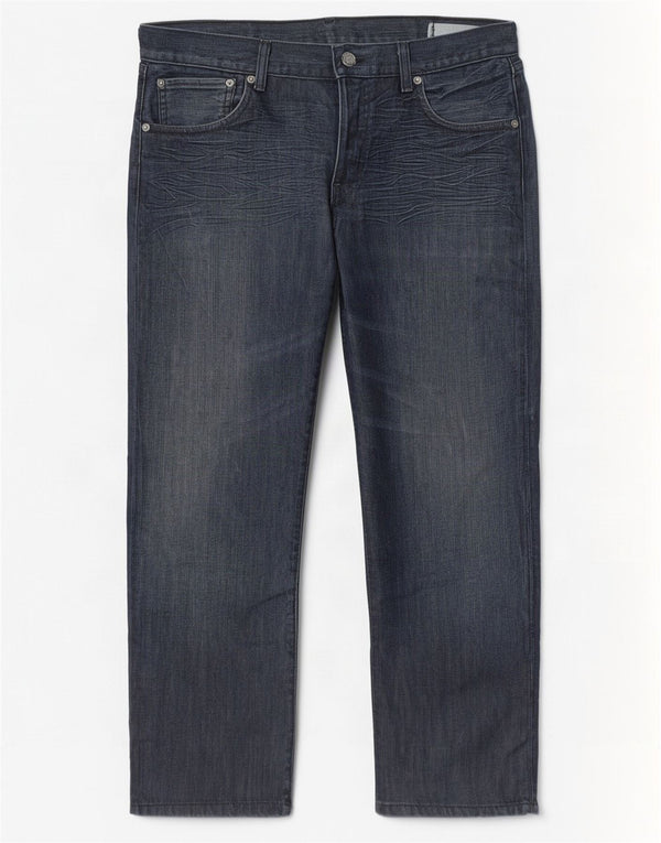 Levi's Herren 501 Straight Jeans W36 L27 Marineblaue Baumwolle