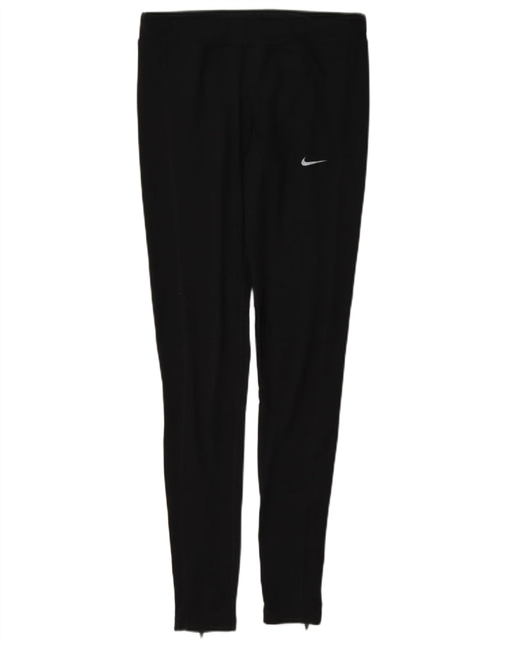 Nike Damen Dri Fit Leggings UK 10 Small Schwarz